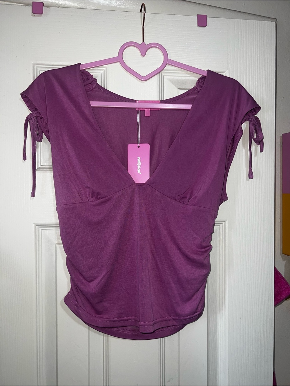 Edikted Purple Blouse